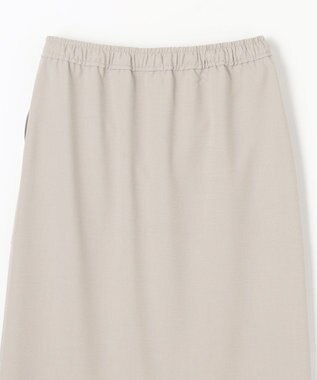 ANY 【接触冷感/UVケア/ウエストゴム/洗濯機可能】イージケアタイトスカート グレージュ
