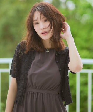 【星風まどかさん着用】SPIDER LACE KNIT レースニットカーディガン