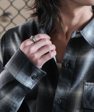 WEGO 【ユニセックス着用ITEM/SMLサイズ展開】オンブレチェックシャツ（LS） 柄1