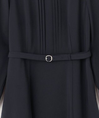 ANY SIS 【洗える】セレモニーダブルクロス ワンピース ネイビー