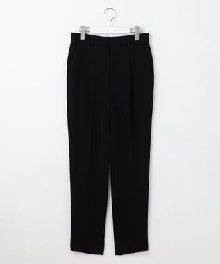 自由区 L 【19号サイズまで展開・カタログ掲載・セットアップ対応】トリアセダブルクロステーパード パンツ ブラック