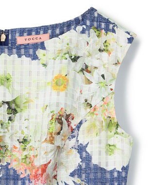 TOCCA 【Archive Collection】【洗える】BOUQUET ドレス ブルー系5