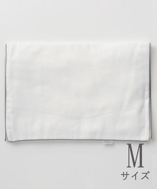 京和晒綿紗 ガーゼ枕カバー 白3重合わせ M43×63用