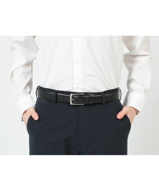 REGAL FOOT COMMUNITY 【リーガル】TS89 銀付き スムースベルト ベルト ブラック