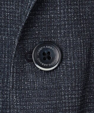 JOSEPH ABBOUD 【キングサイズ・通気性/清涼/軽量/ストレッチ】クールピケストレッチジャケット ネイビー系3