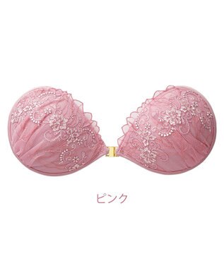 BRADELIS New York 【NuBra / ナチュラルタイプ】ヌーブラ・エアーライト エメ 蒸れにくい バックレス コレクション デザインヌーブラ 正規品 ピンク