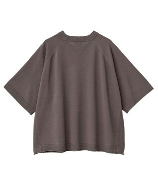 Green Parks トレーナー風ニットプルオーバー Brown