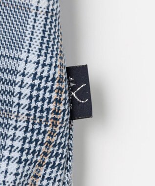 組曲 KIDS 【150-160㎝】グレンチェック キュロット サックスブルー