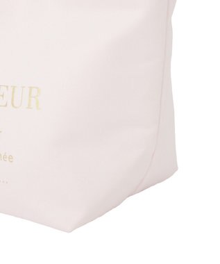 Maison de FLEUR ブランドロゴフリルハンドルトートSバッグ Pink