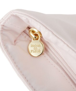 Maison de FLEUR ブランドロゴフリルハンドルトートSバッグ Pink