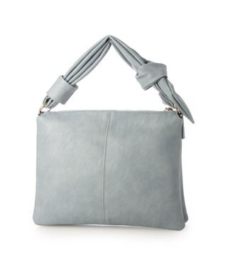 UNBILLION カシュカシュ cachecache / 結びハンドルスワローマチショルダー サックスブルー