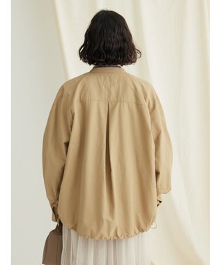 CRAFT STANDARD BOUTIQUE 綿ナイロングログランブルゾン Beige