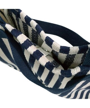 ROOTOTE 1148【大容量:ヘリンボーン】LT.グランデ.ストライプ-A 01：ネイビー