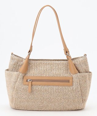 LA BAGAGERIE つまみハンドル　サマー2wayトートバッグ ベージュ