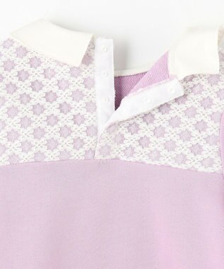 組曲 KIDS 【110-140㎝】レース トレーナー ラベンダー系