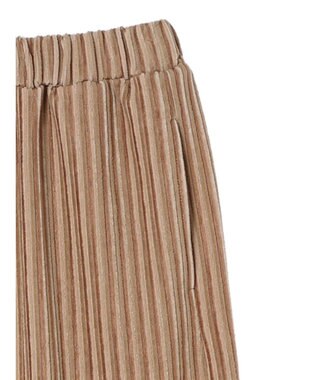 Green Parks ・ＳＵＧＡＲ　ＳＰＯＯＮ　多色コールナロースカート Beige