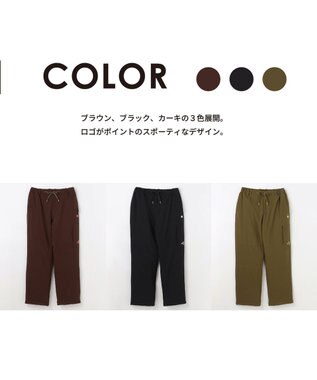 PW CIRCULUS 【撥水加工 / ストレッチ】【MEN】ワイド中綿カーゴパンツ ゴルフ ブラック系