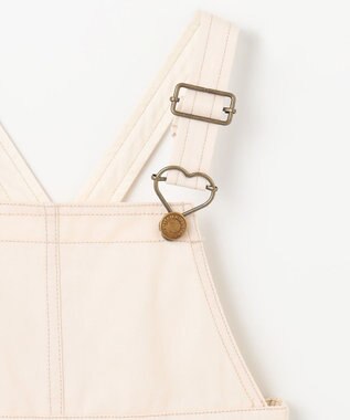 ANY KIDS チュール付き ジャンパースカート エクリュ