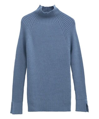 Green Parks ・Ｐｅｔｉｔ　Ｆｌｅｕｒ　ボトルネックリブニット Blue