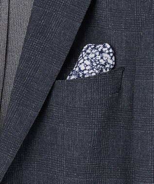 JOSEPH ABBOUD 【キングサイズ・通気性/清涼/軽量/ストレッチ】クールピケストレッチジャケット ネイビー系3