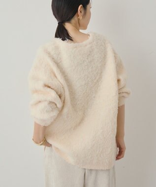 AMERICAN HOLIC カールシャギーカーディガン Ivory