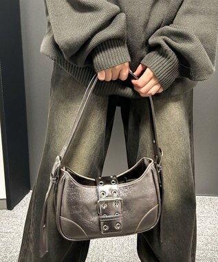 WEGO マルチWAYハーフムーンベルトバッグ 柄1