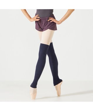 Chacott レッグウォーマー ミディアム丈 （サーモギア(R)糸使用） ネイビー