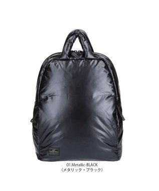 ROOTOTE 1475【温活＆軽量】LT.セオルー.フェザー.カラー-B 01：メタリックブラック