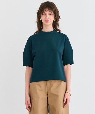 BEIGE， 【洗える】ALTHEA / ダンボールジャージーバックスリットブラウス