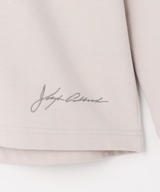JOSEPH ABBOUD 【JAPANファブリック・日本縫製・なめらか】ミニ裏毛 カットソー ライトグレー系