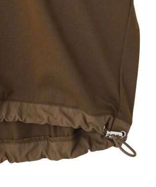 AMERICAN HOLIC 異素材ラインプルオーバー Brown