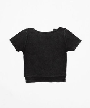 WEGO ヴィンテージライクレースアップT スミクロ