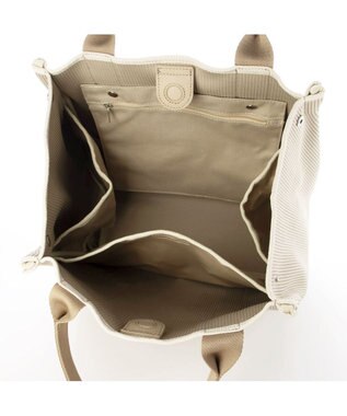 UNBILLION カシュカシュ cachecache / ジャガードニットスクエアビッグトート ベージュ