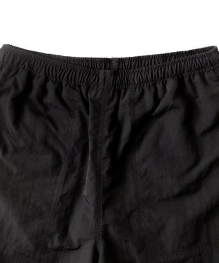 WEGO 【速乾/ウエストゴム/SMLサイズ】ナイロンイージーショーツ ブラック