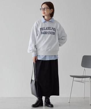 AMERICAN HOLIC カットコーデュロイスカート Black