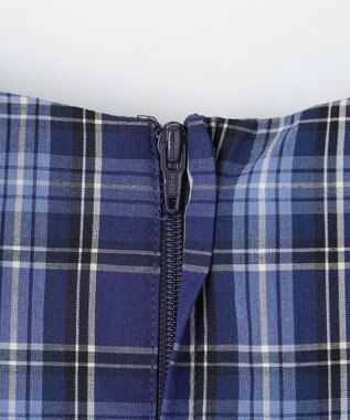 組曲 KIDS 【150-160㎝】チェック ワンピース ネイビー系5