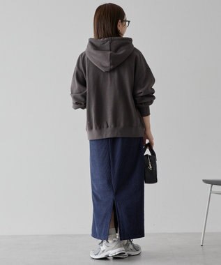 AMERICAN HOLIC カットコーデュロイスカート Navy