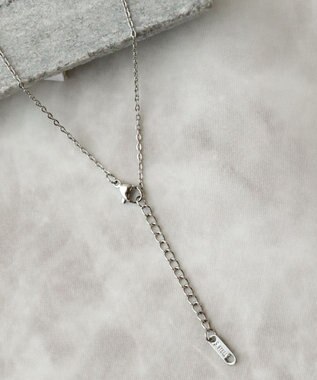 Tiaclasse ガラスサークルネックレス シルバー