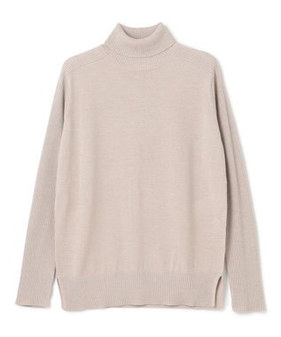 BEIGE， 【洗える】LA MONNAIE / ラメタートルニット Gold