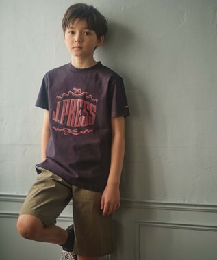 J.PRESS KIDS 【140-170cm】ハウスプリント Ｔシャツ ネイビー系