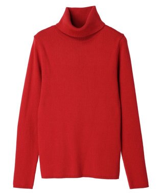CRAFT STANDARD BOUTIQUE リブタートルネックニットプルオーバー Red