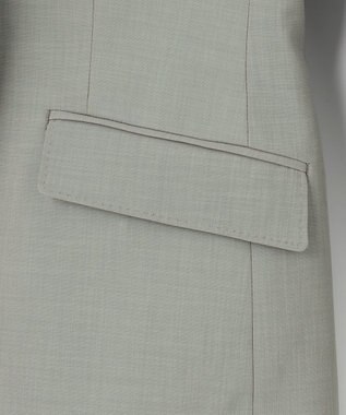 ICB 【洗える】 SummerSuit テーラードジャケット ライトグリーン系