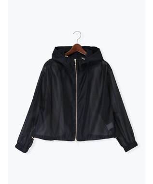 Te chichi ショートシアーフーディーブルゾン