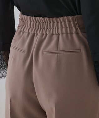 GRACE CONTINENTAL ハイウエストテーパードパンツ ピンク