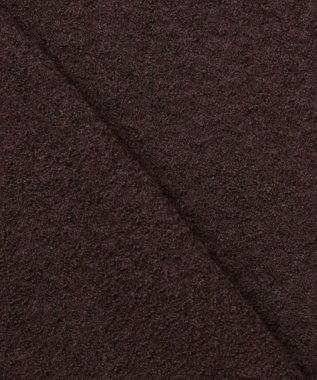 23区 L ボイルドウールコンビ ジップ タートルニット ダークブラウン系