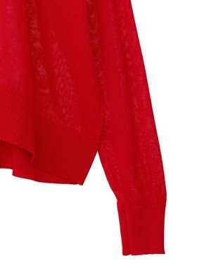 Green Parks 接触冷感ゆったりカーディガン Red