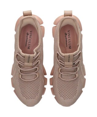 Bridget Birkin 【VINCULUM×phiten】アクティブコラボニットスニーカー ピンク雑材