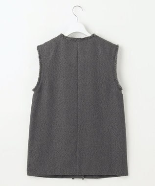 自由区 【カタログ掲載】ブライトリングツイード ジレ スレート