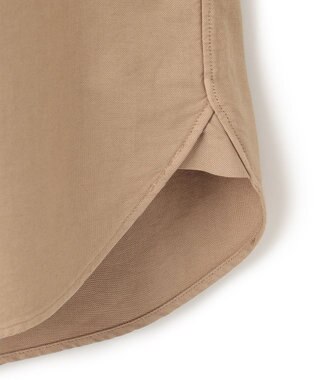 J.PRESS MEN 【大人気バックブル】バンドカラー オックスフォードガーメントダイシャツ ベージュ系