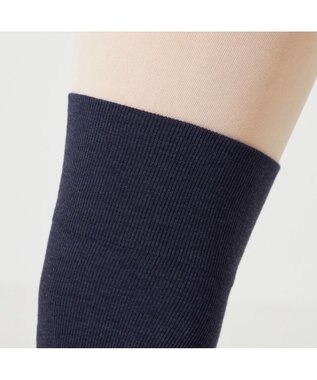 Chacott レッグウォーマー ミディアム丈 （サーモギア(R)糸使用） ネイビー